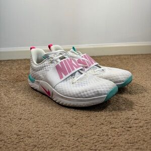 Nike Renew In-Season TR9 Women’s Training Shoes White/Pink/Teal SZ 11